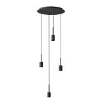 Osram Luce Pendente Decor Needle Plate Scuro Grigio | Adatto per 4x E27 