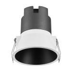 Ledvance Faretti LED Twist Pro Aluminium Nero Riflettore 10W 700lm 30D - 840 Bianco Freddo | 93mm - Ritaglio 85mm - IP20