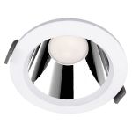Ledvance Downlight LED Comfort UGR19 Aluminium Bianca 13W 1430lm 55D - 930 Luce Calda -  | Ritaglio 100mm - IP44 - Miglior Resa Cromatica - Dali Dimmerabile