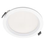 Ledvance Downlight LED Comfort Opale Aluminium Bianca 18W 2160lm 95D - 930 Luce Calda -  | Ritaglio 150mm - IP44 - Miglior Resa Cromatica - Dali Dimmerabile