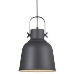 Nordlux Adrian 25 Luce Pendente Metallo Antracite | Adatto per 1x E27