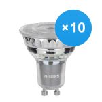 Confezione Multipack 10x Philips MASTER Value LED Faretti GU10 PAR16 6.2W 575lm 36D - 940 Bianco Freddo | Miglior resa cromatica - Dimmerabile - Sostitutiva 80W