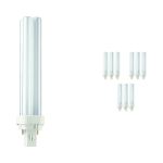 Confezione Multipack 10x Philips MASTER PL-C 26W - 840 Bianco Freddo | 2 Pin
