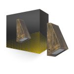 Luce Da Parete Rusafa Metallo Grigio | Adatto per 1x GU10 