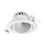 Philips Faretti LED Greenspace Accent Cardanic Aluminium Bianca 30.5W 2700lm 24D - 822 Bianco Molto Caldo | 163mm - IP20 - Interact Dimmerabile