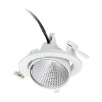 Philips Faretti LED Greenspace Accent Elbow Aluminium Bianca 30.5W 2700lm 36D - 822 Bianco Molto Caldo | 163mm - IP20 - Interact Dimmerabile
