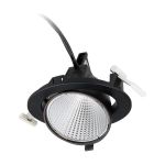 Philips Faretti LED Greenspace Accent Elbow Aluminium Nero 31W 4000lm 36D - 830 Luce Calda -  | 163mm - IP20 - Interact Dimmerabile