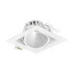 Philips Faretti LED Greenspace Accent Gridlight Aluminium Bianca 28.5W 4000lm 24D - 840 Bianco Freddo | 154mm - IP20