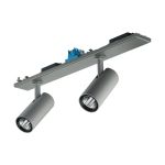 Philips Faretti LED Greenspace Evo Mini Grigio 44.4W 2700lm 36D - 840 Bianco Freddo | 65mm - IP20 - Dali Dimmerabile