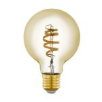 Eglo Connect.Z Smart LED Globe E27 Filamento Ambra 4.9W 360lm - 827-865 Regolabile Bianca | Dimmerabile - Sostitutiva 25W