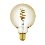 Eglo Connect.Z Smart LED Globe E27 Filamento Ambra 4.9W 360lm - 827-865 Regolabile Bianca | Dimmerabile - Sostitutiva 25W