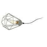 Eglo Lampada Da Tavolo Tarbes Acciaio Grigio | Adatto per E27