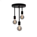 Eglo Luce Pendente Wilmcote Acciaio Nero | Adatto per 3x E27