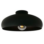 Eglo Luce da soffitto Mogano Acciaio Nero | Adatto per E27