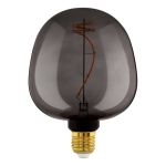 Eglo LED Globe E27 Filamento Smokey 4W 40lm - 820 Bianco Molto Caldo | Dimmerabile - Sostitutiva 15W