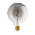 Eglo Connect.Z Smart LED Globe E27 Filamento Smokey 4W 150lm - 820 Bianco Molto Caldo | Dimmerabile - Sostitutiva 15W
