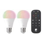 Eglo Connect.Z Smart LED Pera E27 Ghiaccio 18W 806lm - 827-865 Regolabile Bianca + RGB | Dimmerabile - Sostitutiva 60W