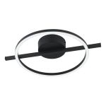 Eglo Luce da soffitto Amandolo Acciaio Nero 17W 1900lm - 827-865 Regolabile Bianca + RGB | Dimmerabile