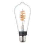 Eglo Connect.Z Smart LED Edison E27 Filamento Chiara 4.9W 400lm - 830 Luce Calda -  + RGB | Dimmerabile - Sostitutiva 40W