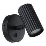 Eglo Luce Da Parete Portillo Acciaio Nero | Adatto per GU10