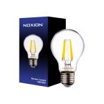Noxion Lucent LED E27 Pera Filamento Chiara 8.5W 1055lm - 827 Bianco Molto Caldo | Dimmerabile - Sostitutiva 75W