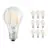 Confezione Multipack 10x Ledvance CLASSIC LED E27 Pera Filamento Chiara 7.5W 1055lm - 827 Bianco Molto Caldo | Dimmerabile - Sostitutiva 75W