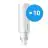 Confezione Multipack 10x Philips Corepro PL-C LED 4.5W 500lm - 840 Bianco Freddo | Sostitutiva 13W