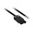 Power Cable EPCOM/3 2x1mm 0.5m Male Black Ultrasonic 