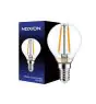 Noxion Lucent Lustre LED E14 Sferica Filamento Chiara 2.5W 250lm – Dimmerabile - Sostitutiva 25W