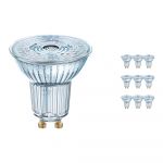 Confezione Multipack 10x Ledvance Performance Faretti LED Riflettore GU10 PAR16 3.4W 230lm 36D - 927 Bianco Molto Caldo | Miglior resa cromatica - Dimmerabile - Sostitutiva 35W