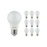 Confezione Multipack 10x Noxion Lucent Classic LED E27 Pera Ghiaccio 8.5W 806lm - 830 Luce Calda | Sostitutiva 60W