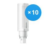 Confezione Multipack 10x Philips Corepro PL-C LED 4.5W 500lm - 840 Bianco Freddo | Sostitutiva 13W