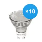 Confezione Multipack 10x Noxion Faretti LED GU10 PAR16 3W 230lm 36D - 827 Bianco Molto Caldo | Dimmerabile - Sostitutiva 35W