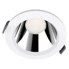 Ledvance Downlight LED Comfort UGR19 Aluminium Bianca 13W 1430lm 55D - 930 Luce Calda -  | Ritaglio 100mm - IP44 - Miglior Resa Cromatica - Dali Dimmerabile