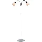 Nordlux Ray Lampada da terra Metallo e Vetro Cromo | Adatto per 2x E14