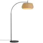 Nordlux Dicte Lampada da terra Tessuto e Metallo Beige | Adatto per E27
