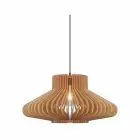 Nordlux Manago Luce Pendente Legna Marrone | Adatto per 1x E27