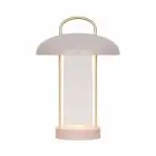 Nordlux Mirano Lampada Da Tavolo Metallo e Vetro Rosa 3W 150lm - 830 Luce Calda -  | A 3 Livelli Dimmerabile