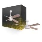 Ventilatore Da Soffitto Silent Navy Metallo Bianca | senza Luce