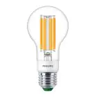 Philips MASTER LED Bulbo Ultra Efficient E27 Pera Chiara 4W 840lm - 830 Luce Calda | Dimmerabile - Sostitutiva 60W