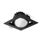 Philips Faretti LED Greenspace Accent Gridlight Aluminium Nero 31W 4000lm 120D - 830 Luce Calda -  | 154mm - IP20 - Interact Dimmerabile