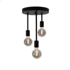 Eglo Luce Pendente Wilmcote Acciaio Nero | Adatto per 3x E27