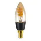 Eglo Connect.Z Smart LED Candela E14 Filamento Ambra 4.9W 320lm - 827-865 Regolabile Bianca | Dimmerabile - Sostitutiva 25W