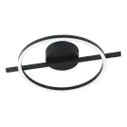 Eglo Luce da soffitto Amandolo Acciaio Nero 17W 1900lm - 827-865 Regolabile Bianca + RGB | Dimmerabile