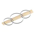 Eglo Luce da soffitto Boyal Legna Nero, Marrone 24W 3400lm - 830 Luce Calda - 