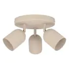 Eglo Soffitto Faretti Tilston Acciaio Sabbioso | Adatto per 3x E14