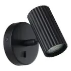 Eglo Luce Da Parete Portillo Acciaio Nero | Adatto per GU10