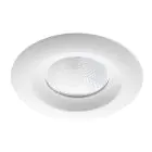 Noxion Faretti LED Gimba Bianca 6W 400lm 36D - 927 Bianco Molto Caldo | Ritaglio 74mm - IP44 - Miglior resa cromatica - Dimmerabile